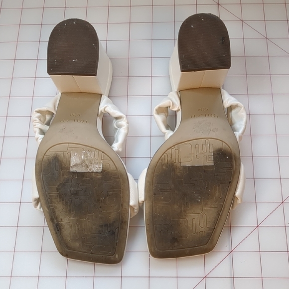 Unisa Cream Ruffled Mules - Picture 3 of 5